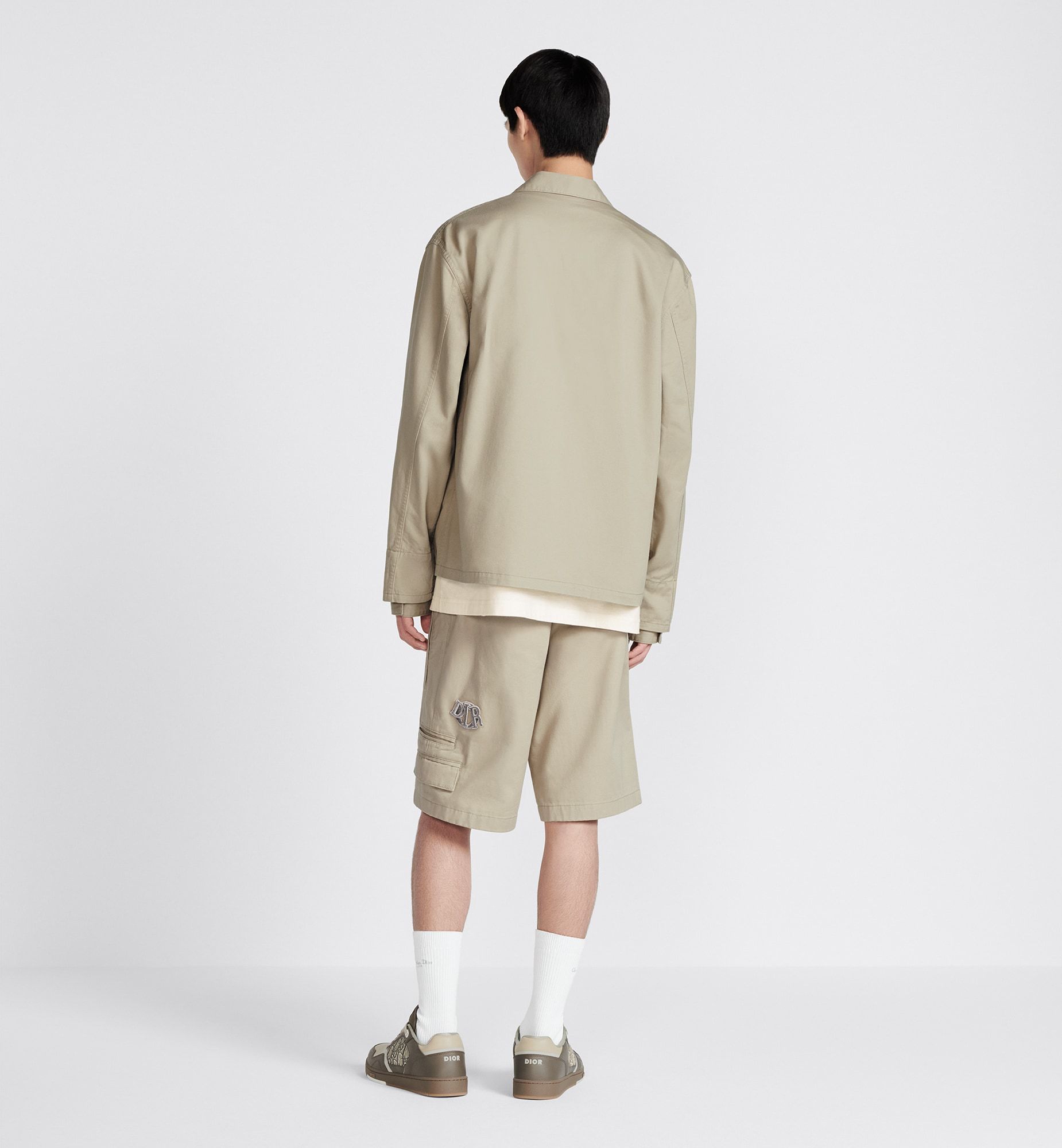 Dior Belt Ring Shorts In White