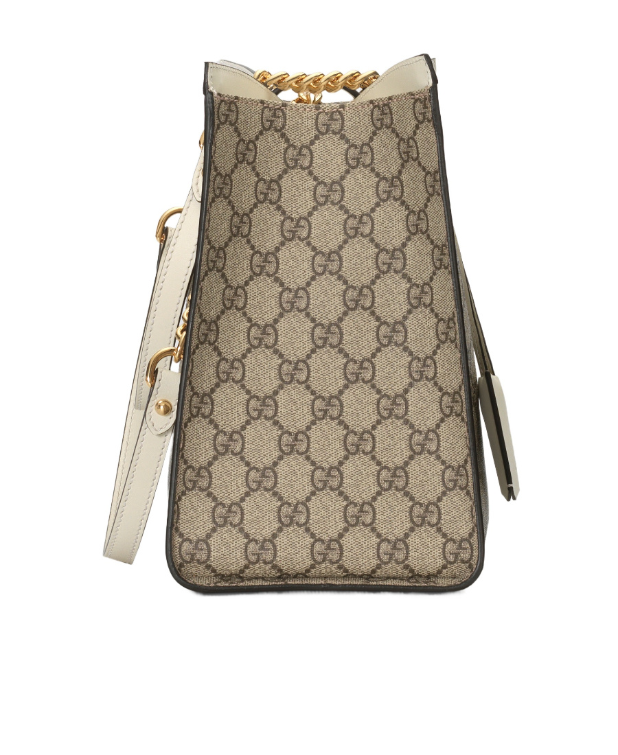 Gucci Padlock Medium Gg Shoulder Bag In Gray