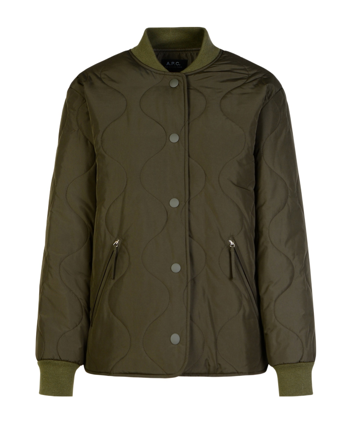 APC PADDED QUILTED BOMBER JACKET