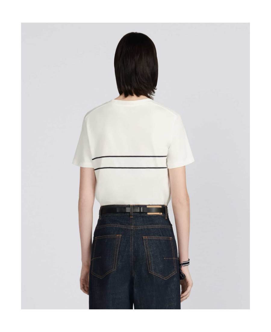 Dior Logo T-shirt In White