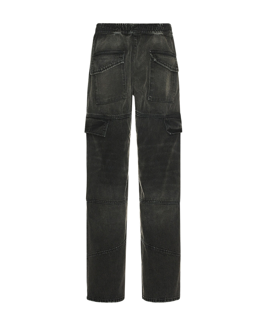 Rhude Plateau Cargo Jeans In Black