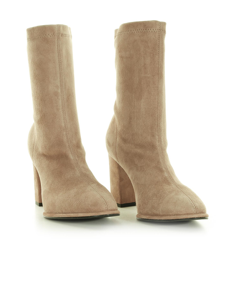 Le Silla Elsa Thick And Short Boots In Brown
