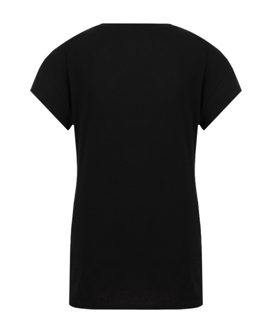 Ea7 T-shirt With Round Neck And Short Sleeves In Black