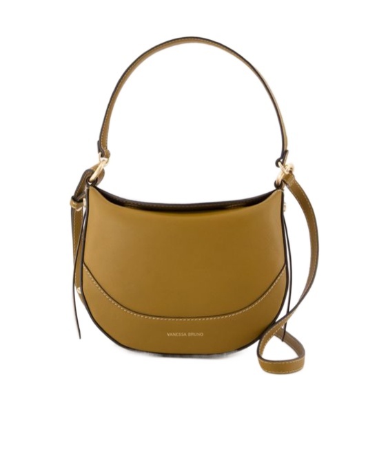 Vanessa Bruno Logo Shoulder Bag In Brown