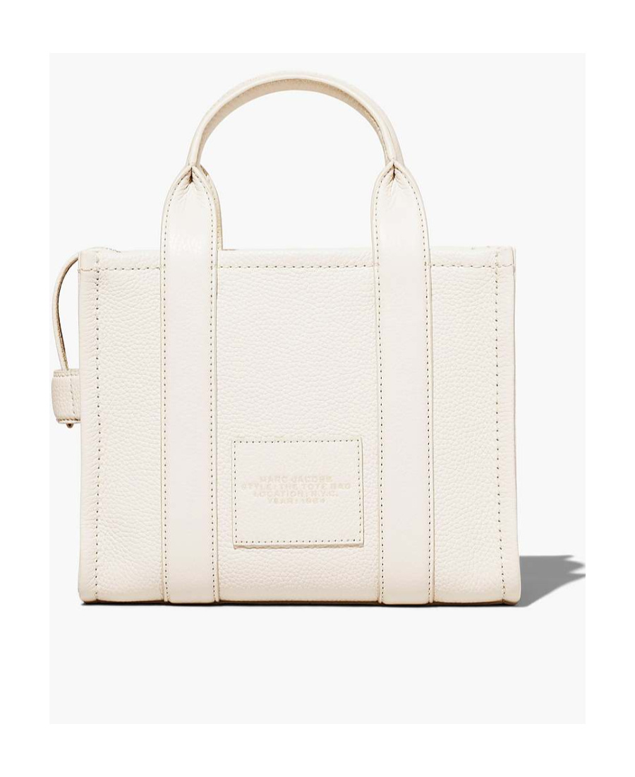 Marc Jacobs The Leather Mini Tote Bag In White