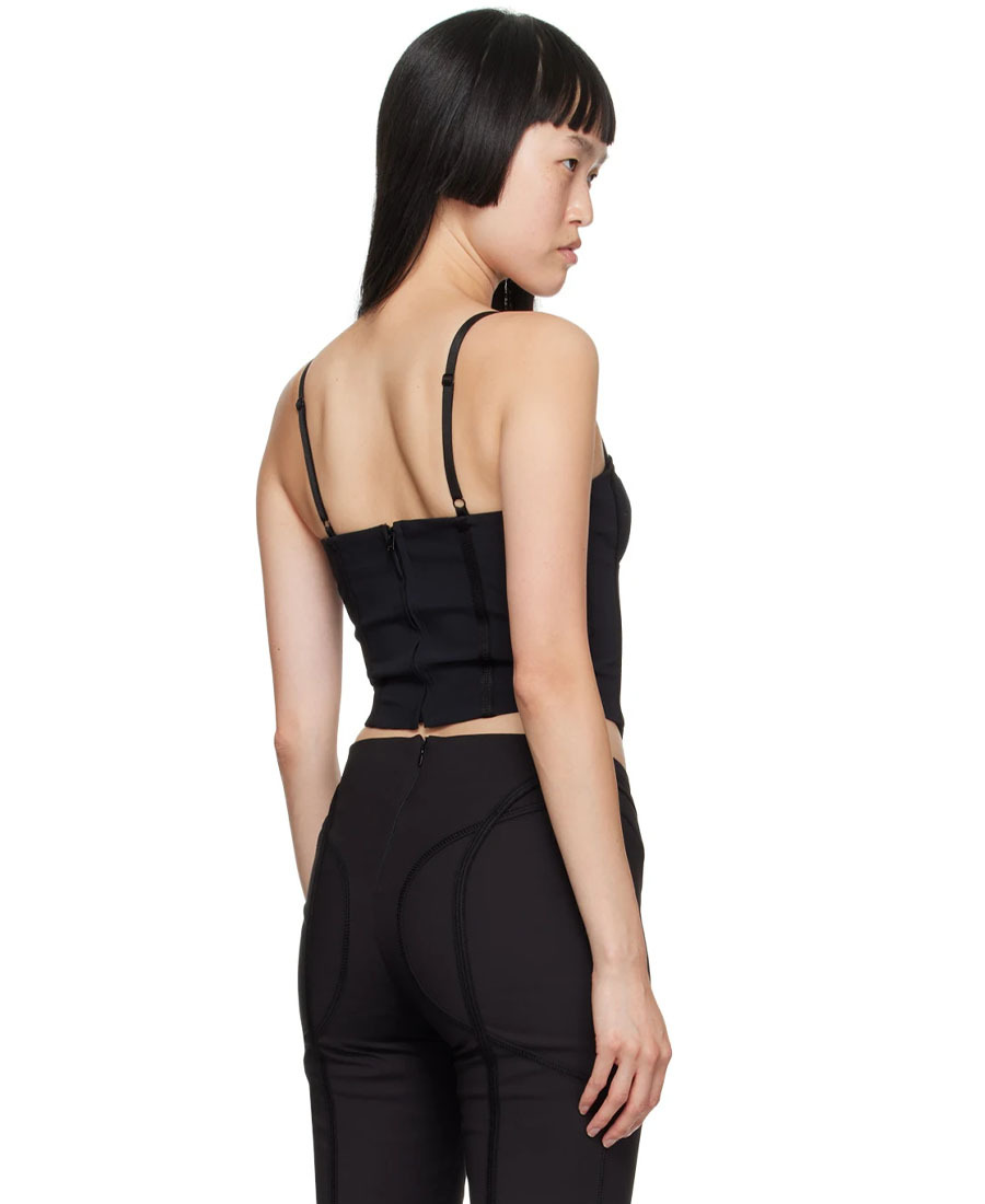 Misbhv Black Lara Tank Top In Black