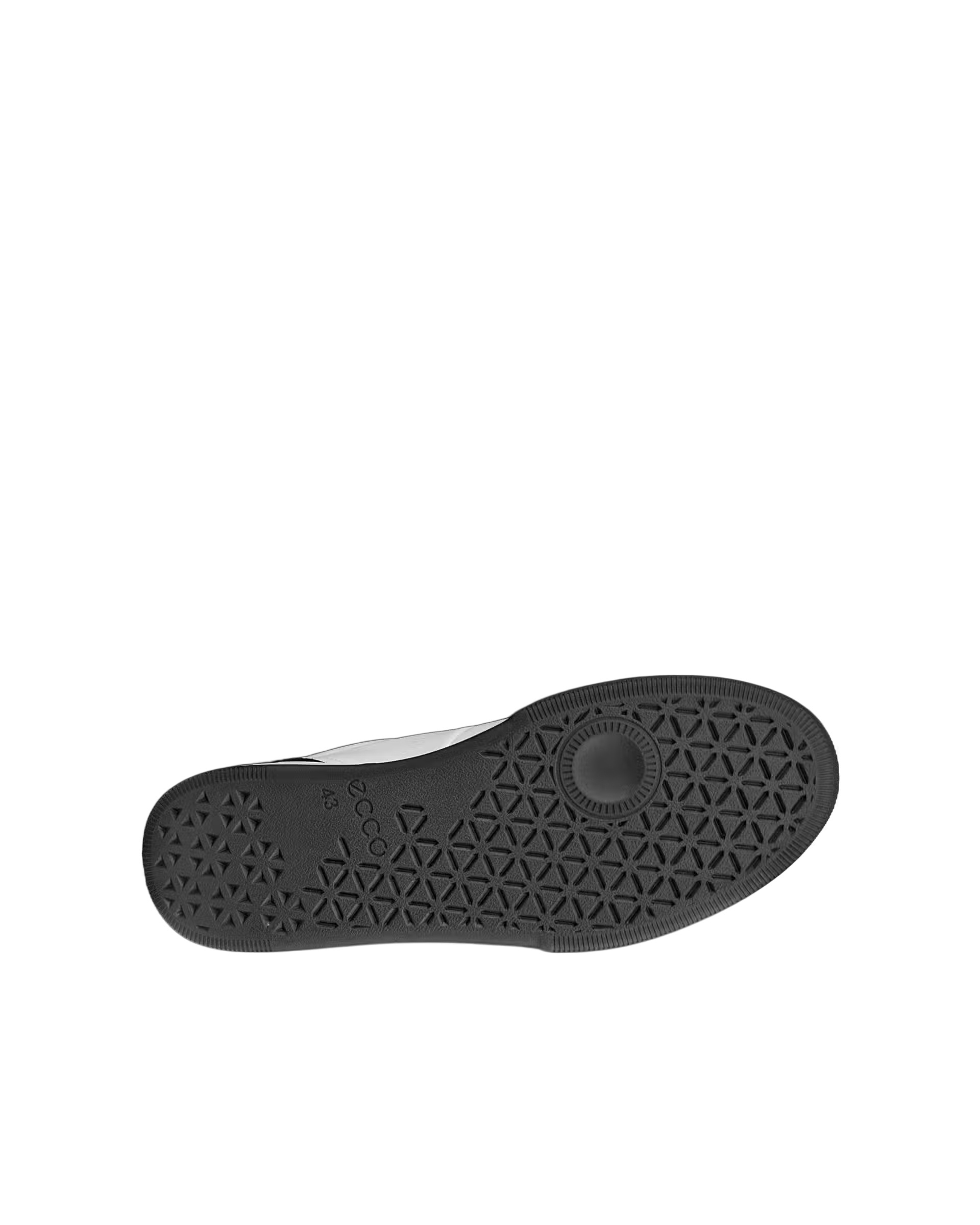 Ecco Round Toe Sneakers In White
