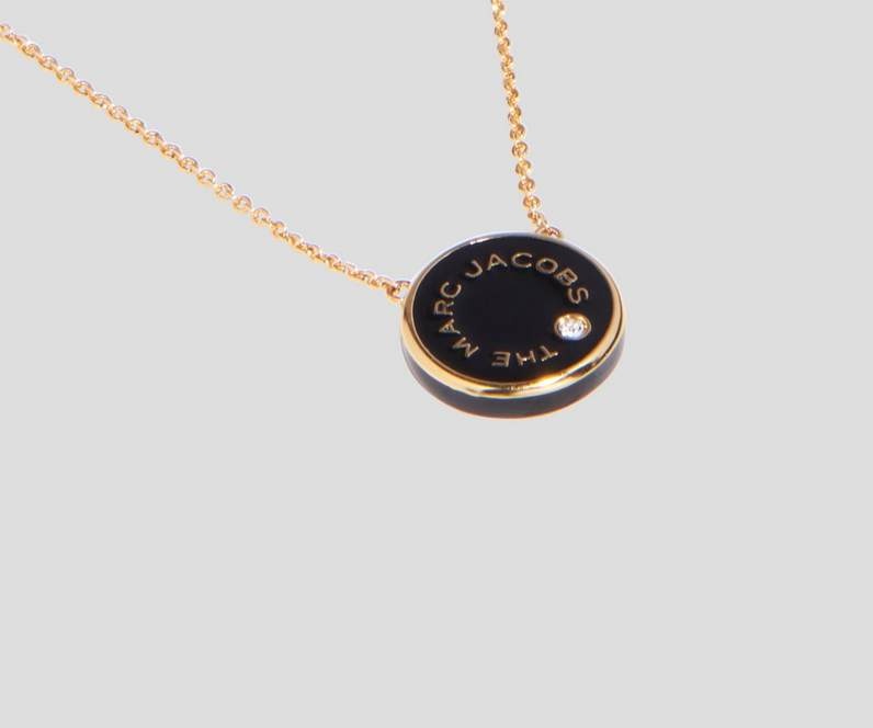 Marc Jacobs Round Necklace In White