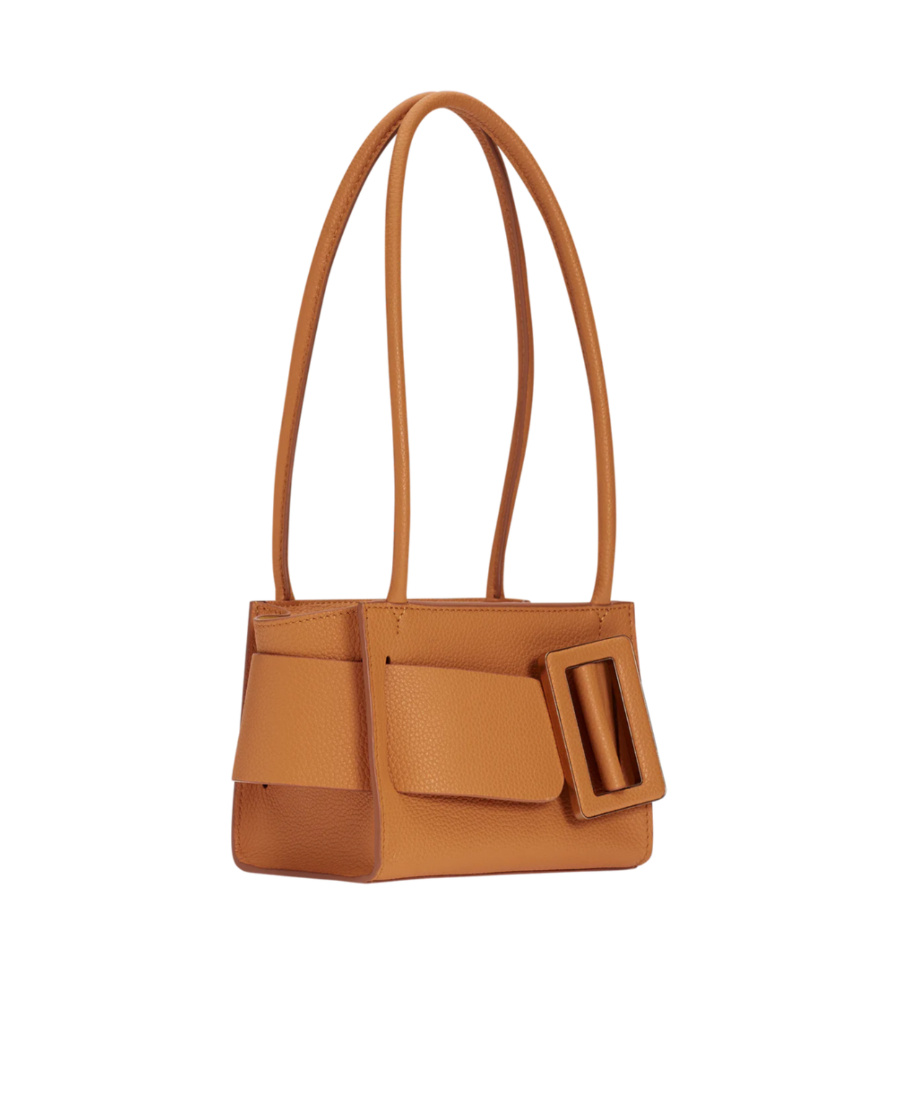 Boyy Buckle Details Shoulder Bag In Brown