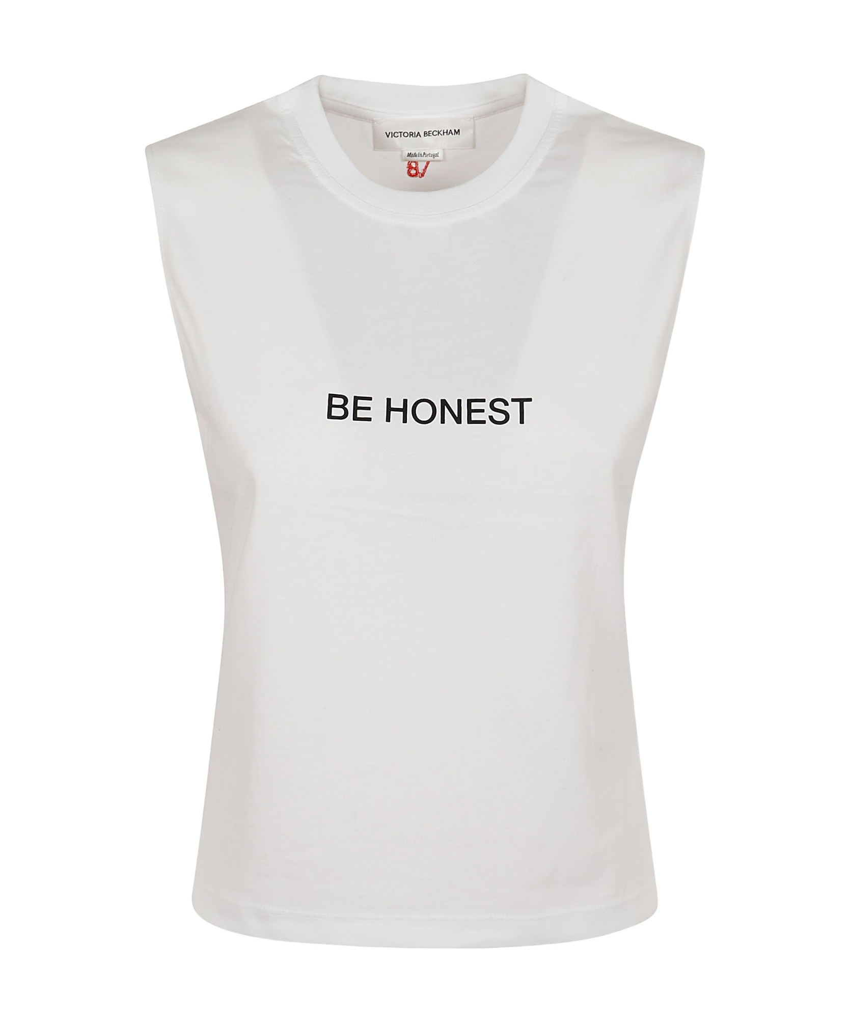 Victoria Beckham Be Honest T-shirt In White
