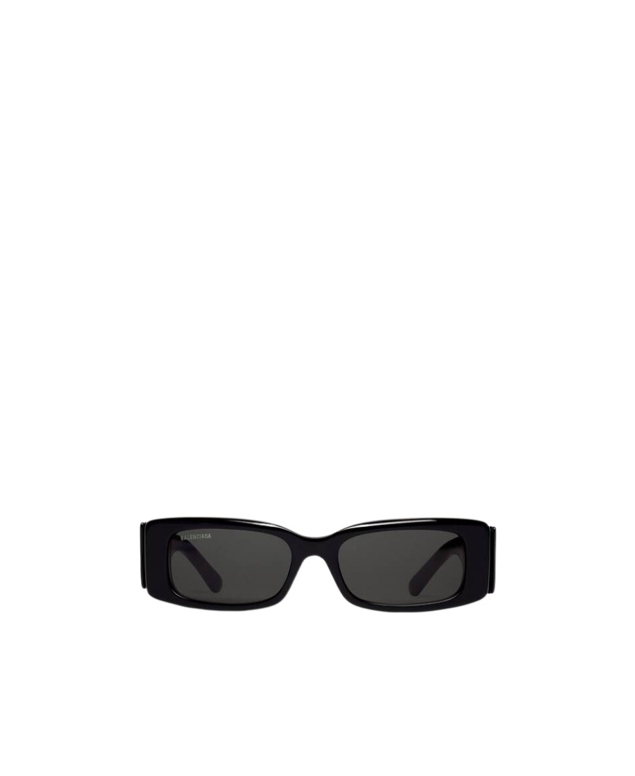 Balenciaga Rectangular Frame Bb Sunglasses In Black