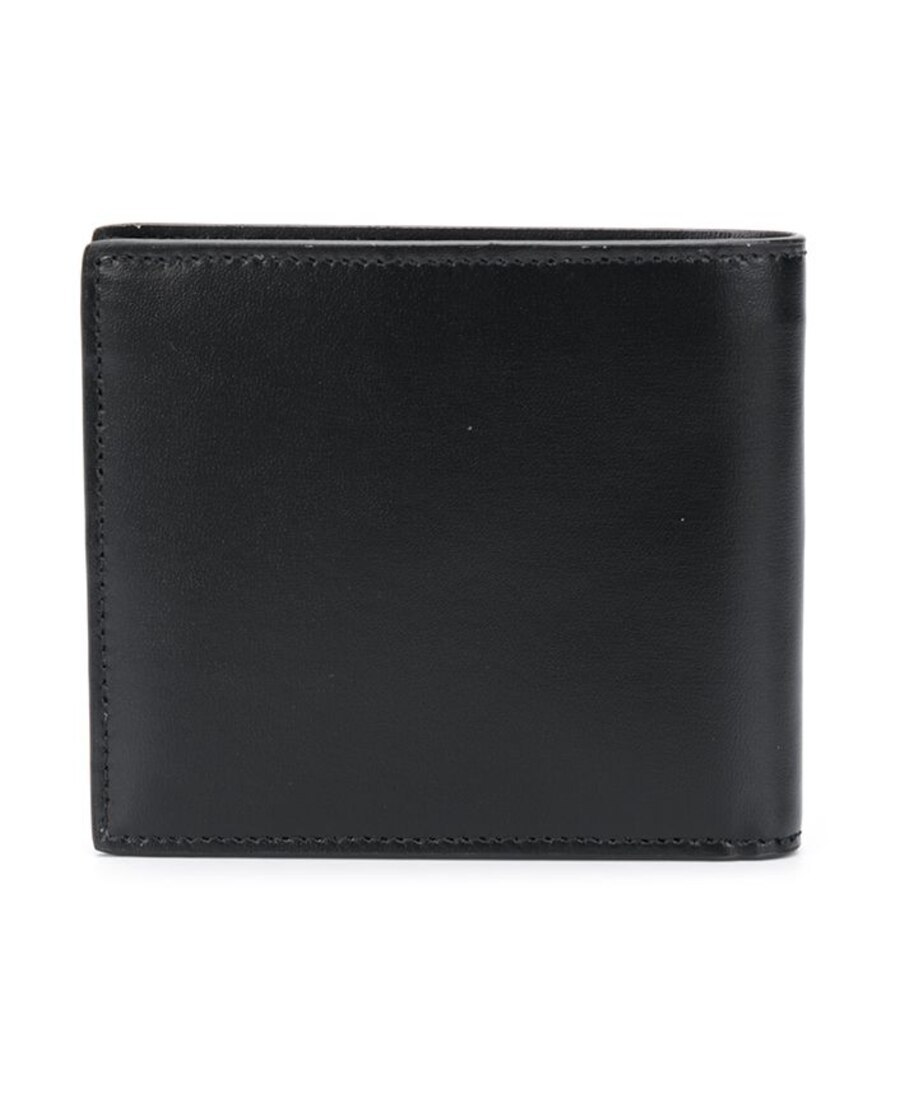Saint Laurent Black Portafoglio Tiny Cassandre Wallet In Black