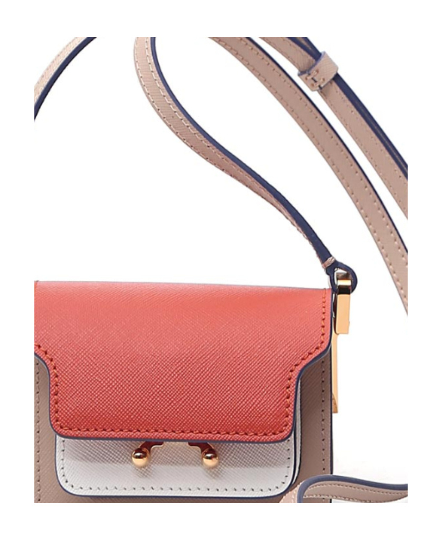 Marni Mini Trunk Shoulder Bag In Multicolor