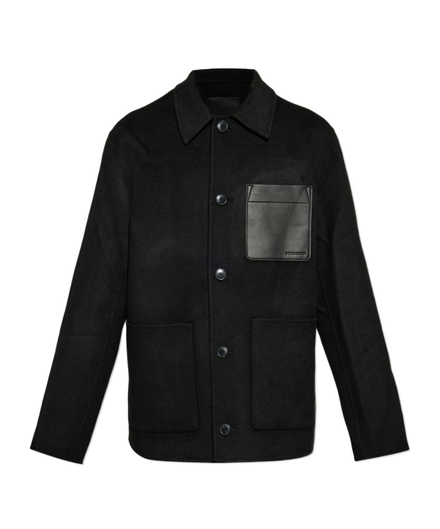 YVES SALOMON CHEST-POCKETED JACKET
