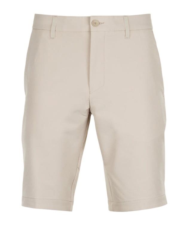 Shop Hugo Boss Tailored Chino Shorts In Nude