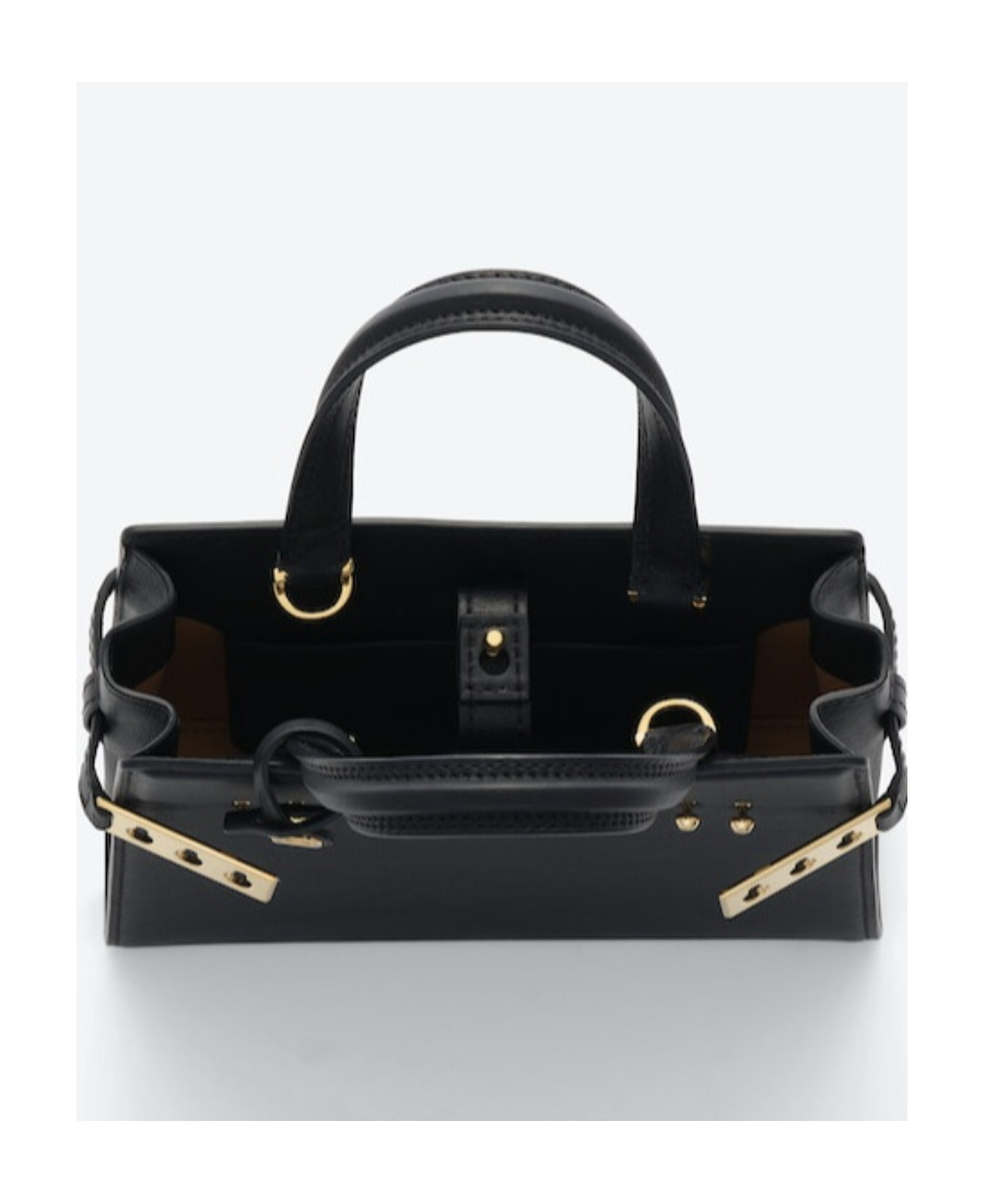 Delvaux Adjustable Shoulder Strap Shoulder Bag In Black