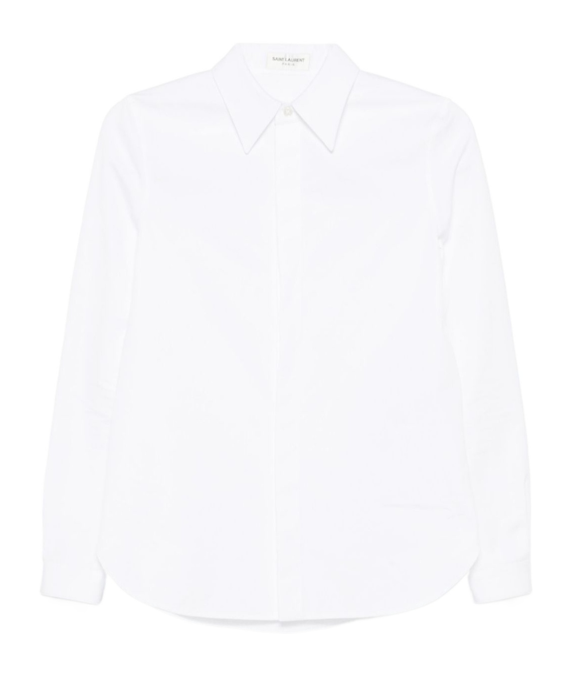 Saint Laurent Cotton Shirt In White