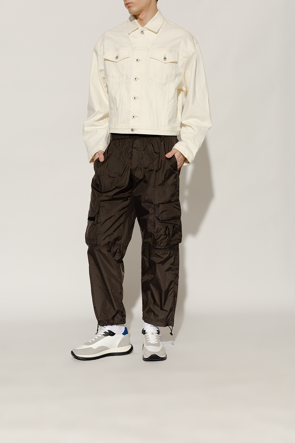 Dsquared2 Running Logo-print Sneakers In White