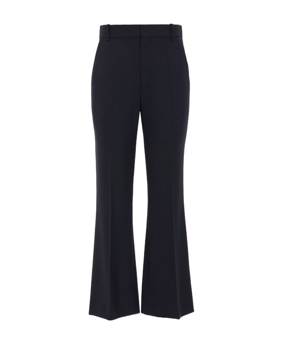 CHLOÉ MID-RISE CROPPED TAILORED TROUSERS 