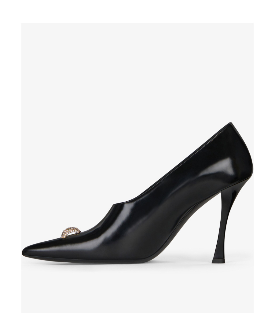 Givenchy Crystal-embellished Pointed Stiletto Mules In Black