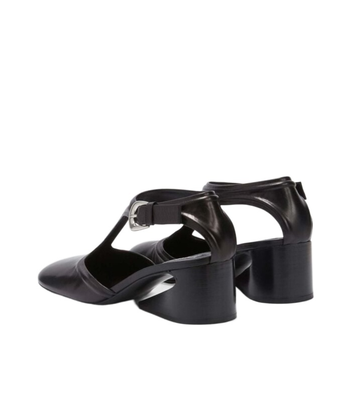 Jil Sander Women Heeled Mary Jane In Black