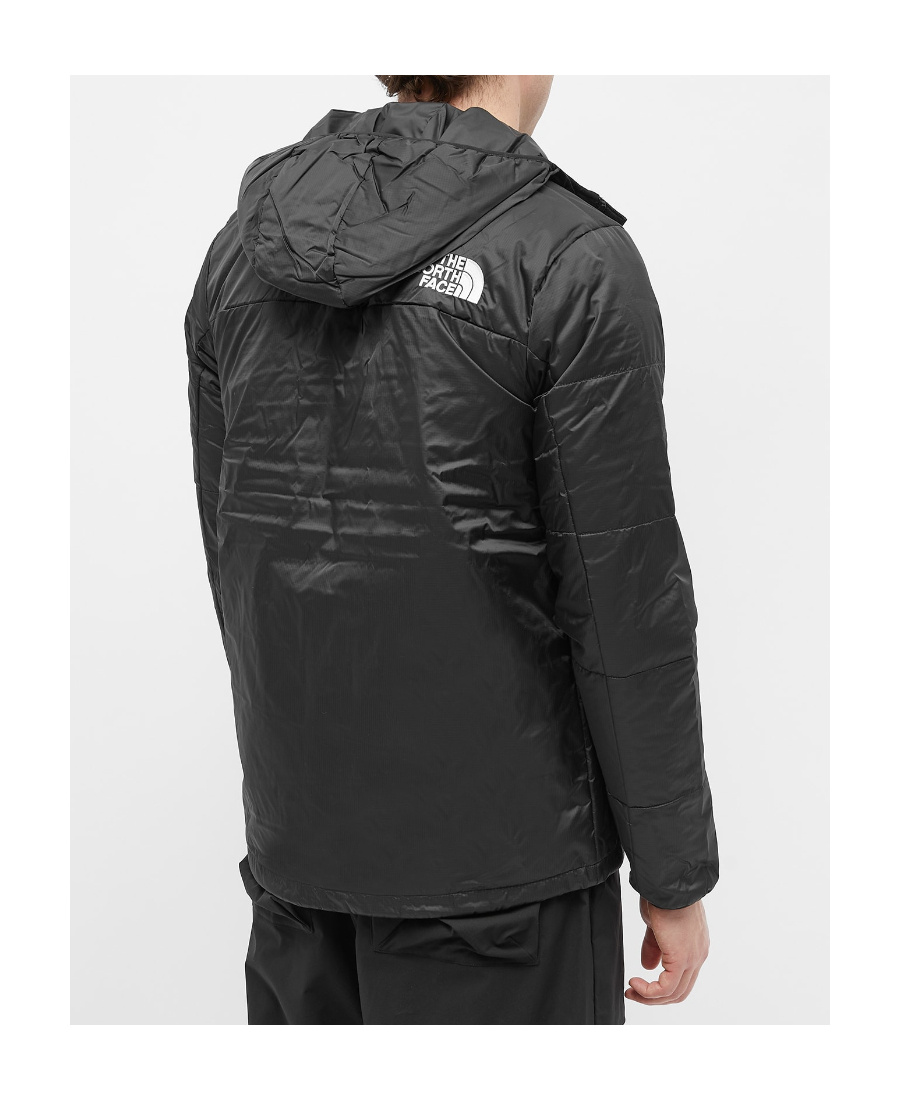 The North Face Logo Hooded Jacket In Black