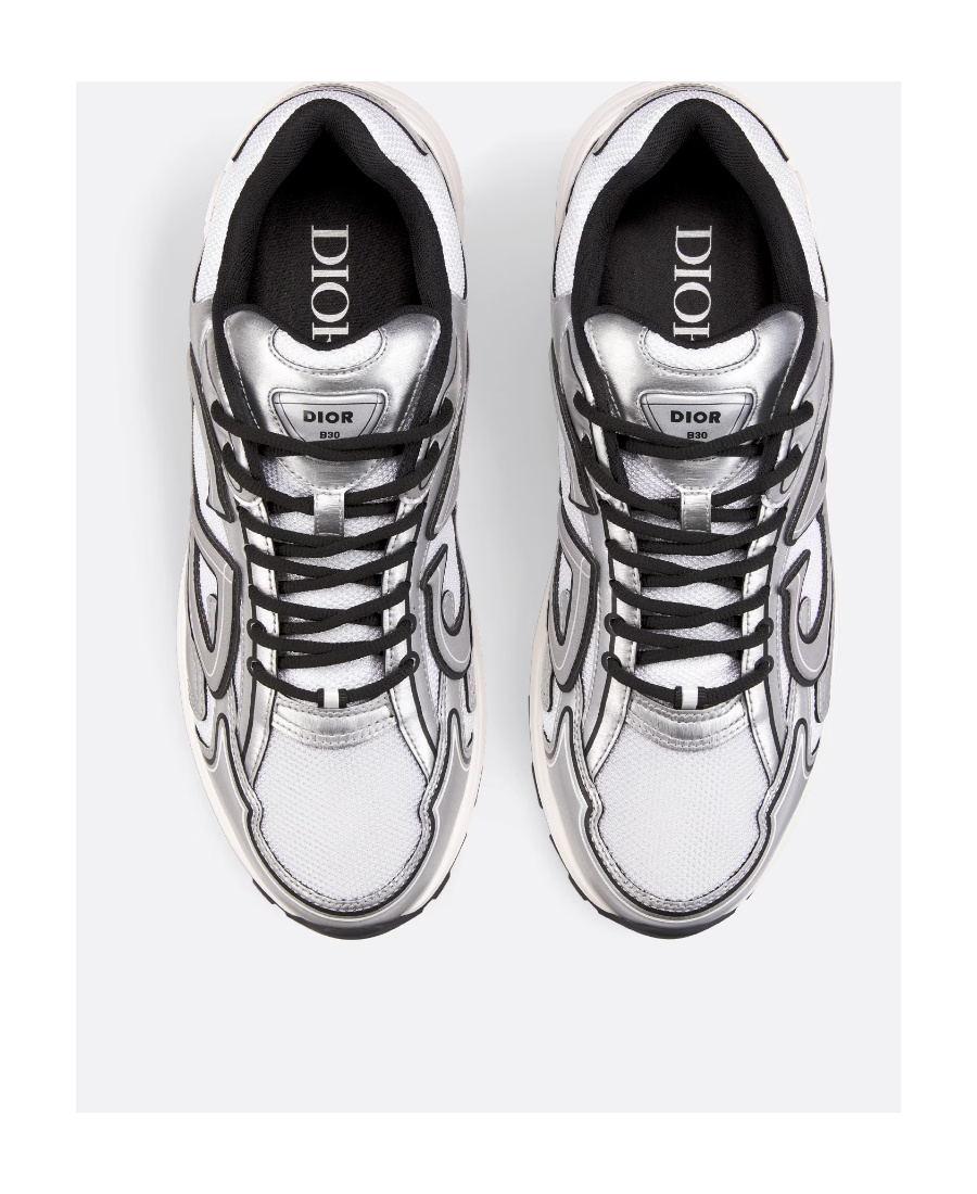 Dior Men B30 Microfiber Mesh And Technical Fabric Low-top Sneakers In Multi