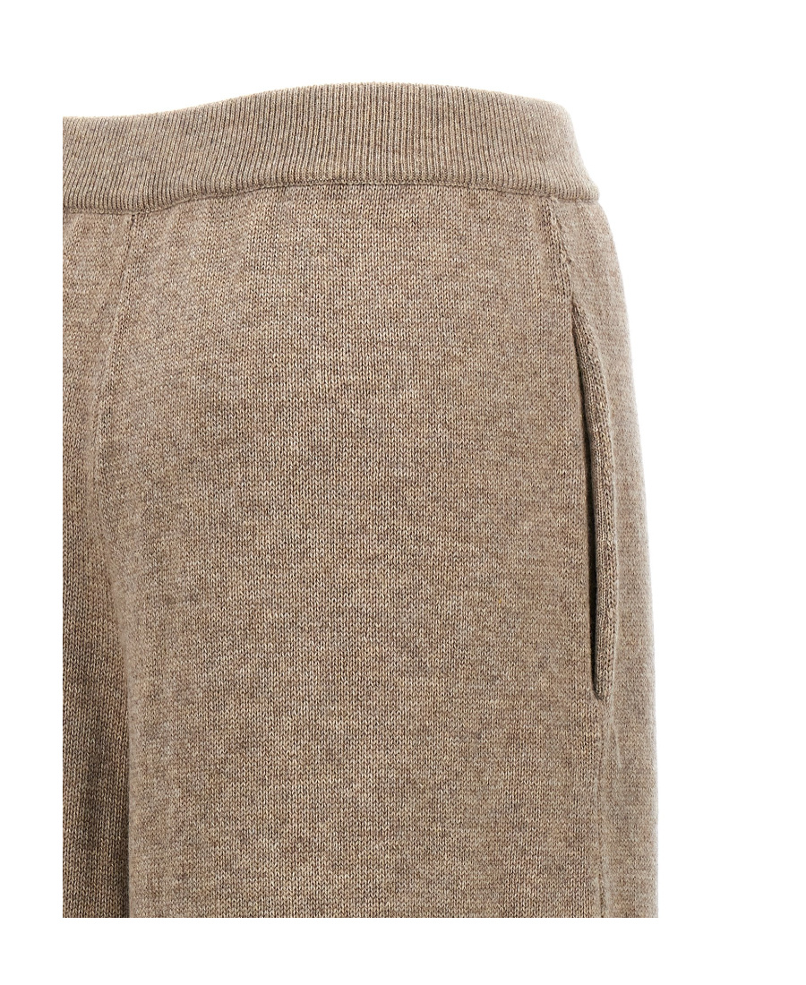 The Row Elastic Casual Trousers In Nude