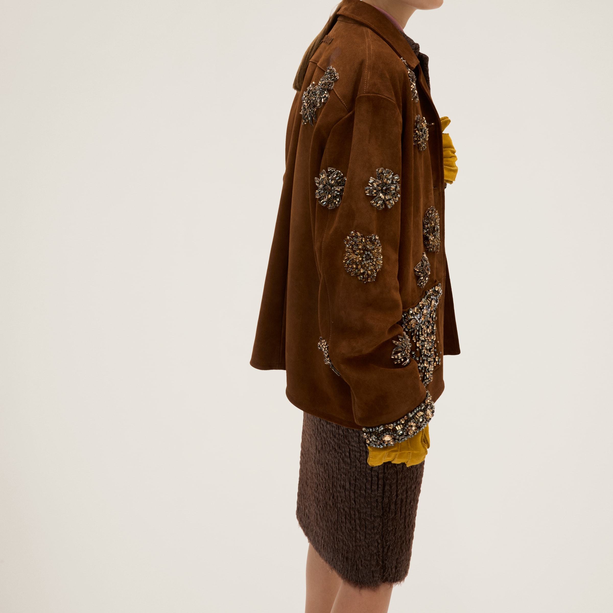 Miu Miu Jackets And Vests In Brown