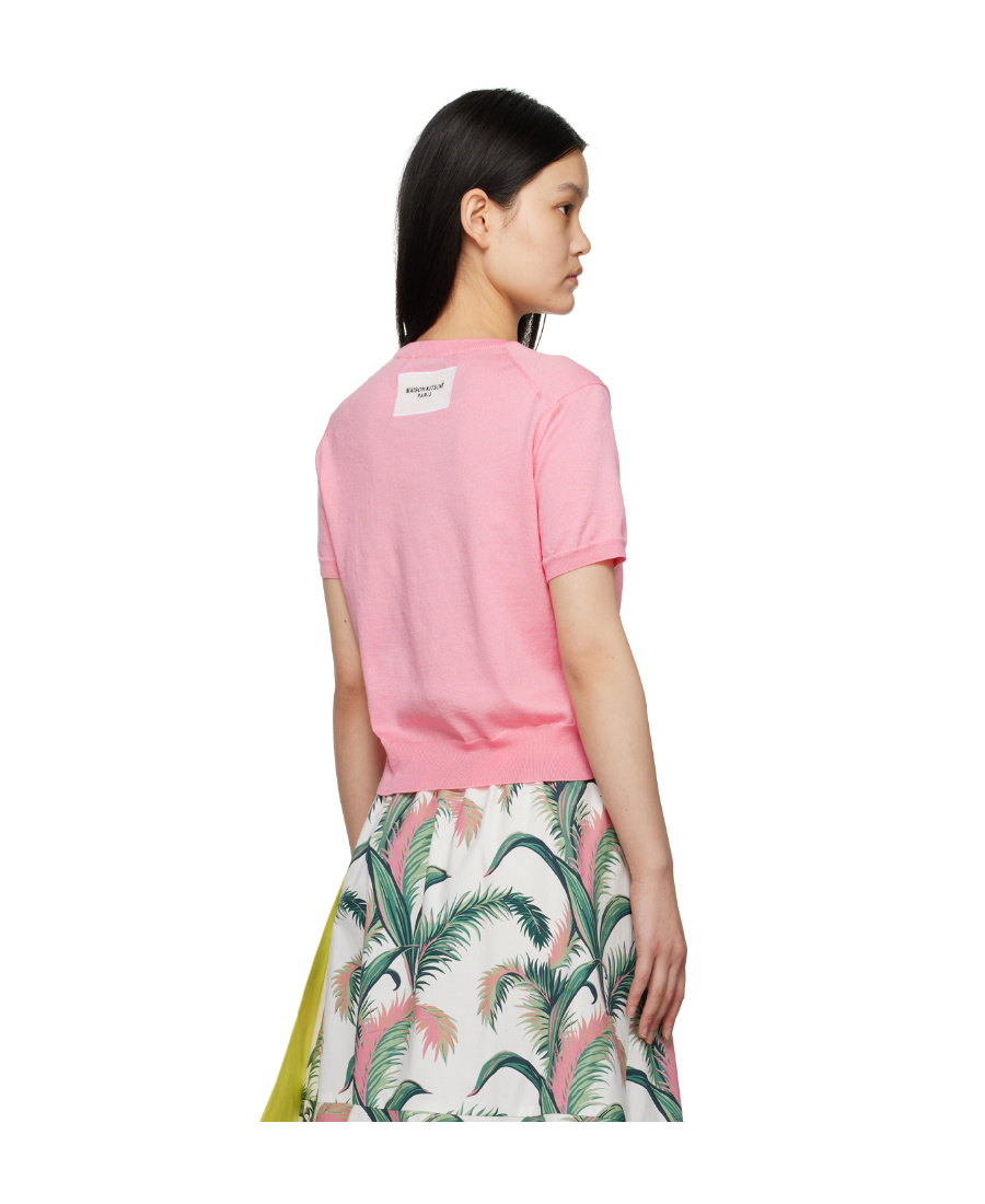 Maison Kitsuné Pink Hotel Olympia Edition T-shirt In Pink