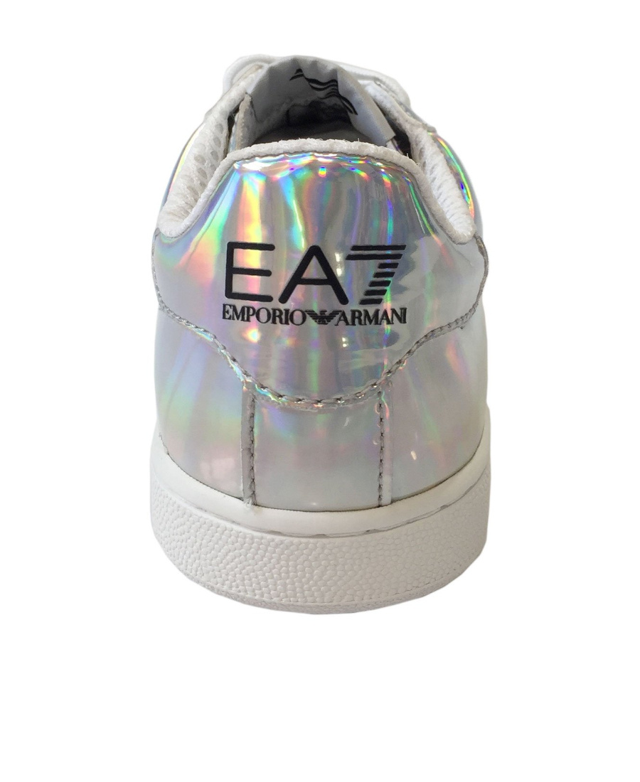 Ea7 Logo Details Casual Sneakers In Multicolor