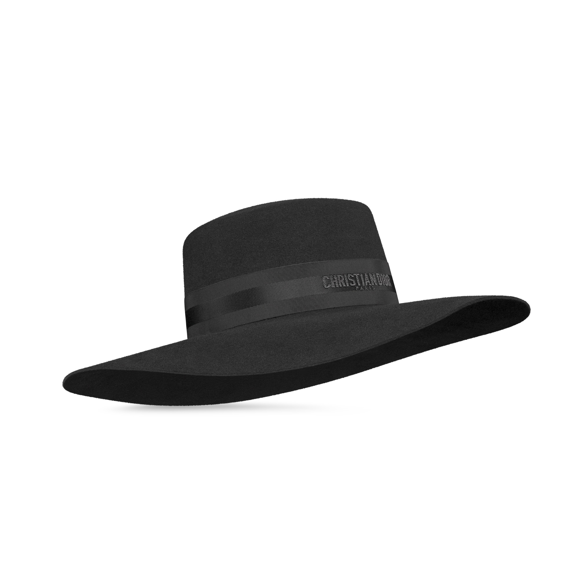 Dior D-bobby Large-brim Hat In Black