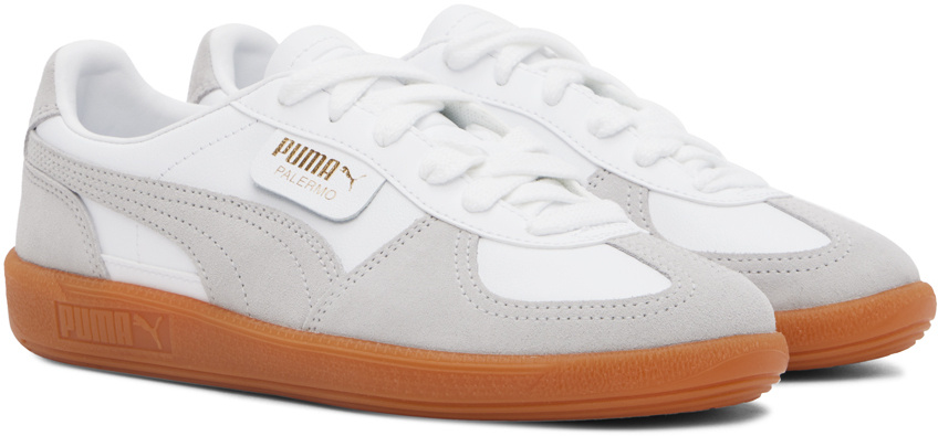 Puma Palermo Leather Sneaker In White