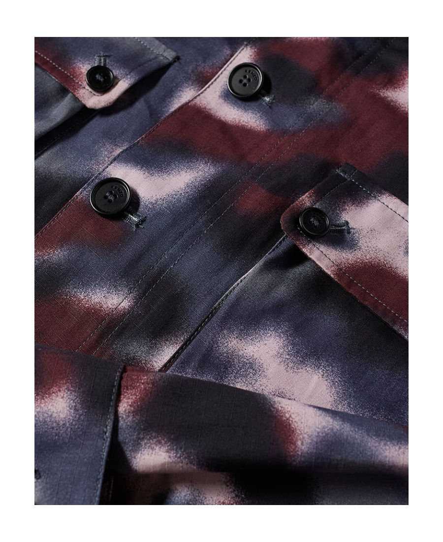 Kenzo Cloud Camo Printed Jacket In Multicolor