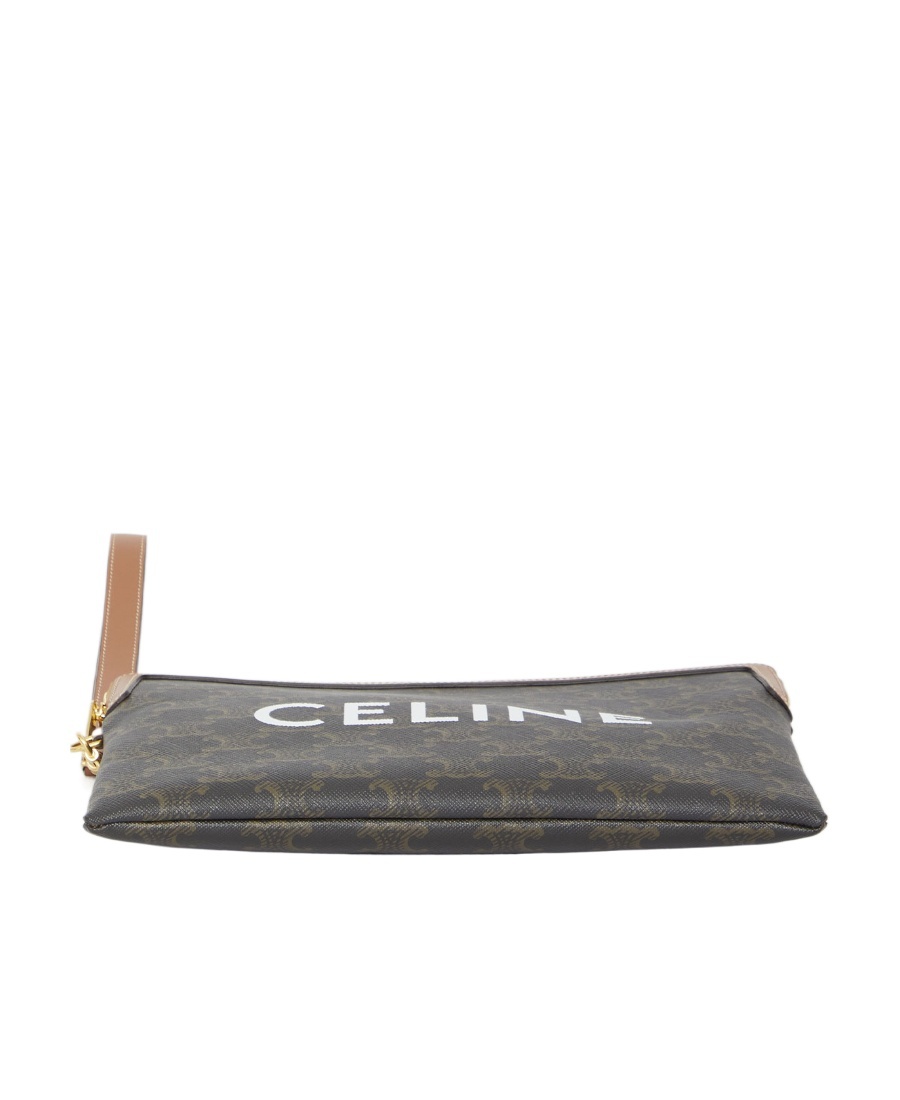 Celine Handbag With Shoulder Straps In Black