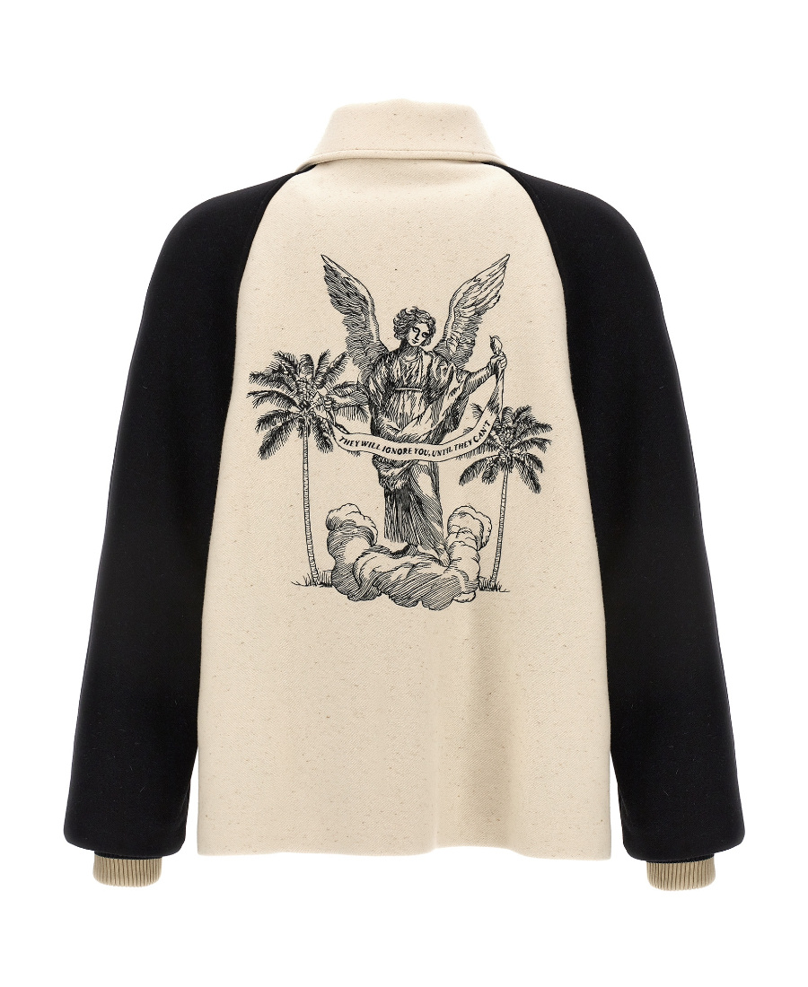 Palm Angels University Jacket In Nude
