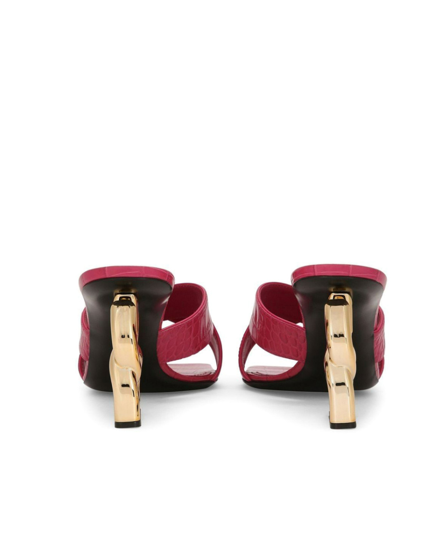 Dolce & Gabbana 3.5 75mm Dg-heel Sandals In Red