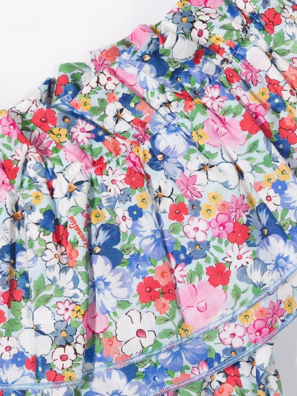 Monnalisa Floral-print Blouse In Multicolor