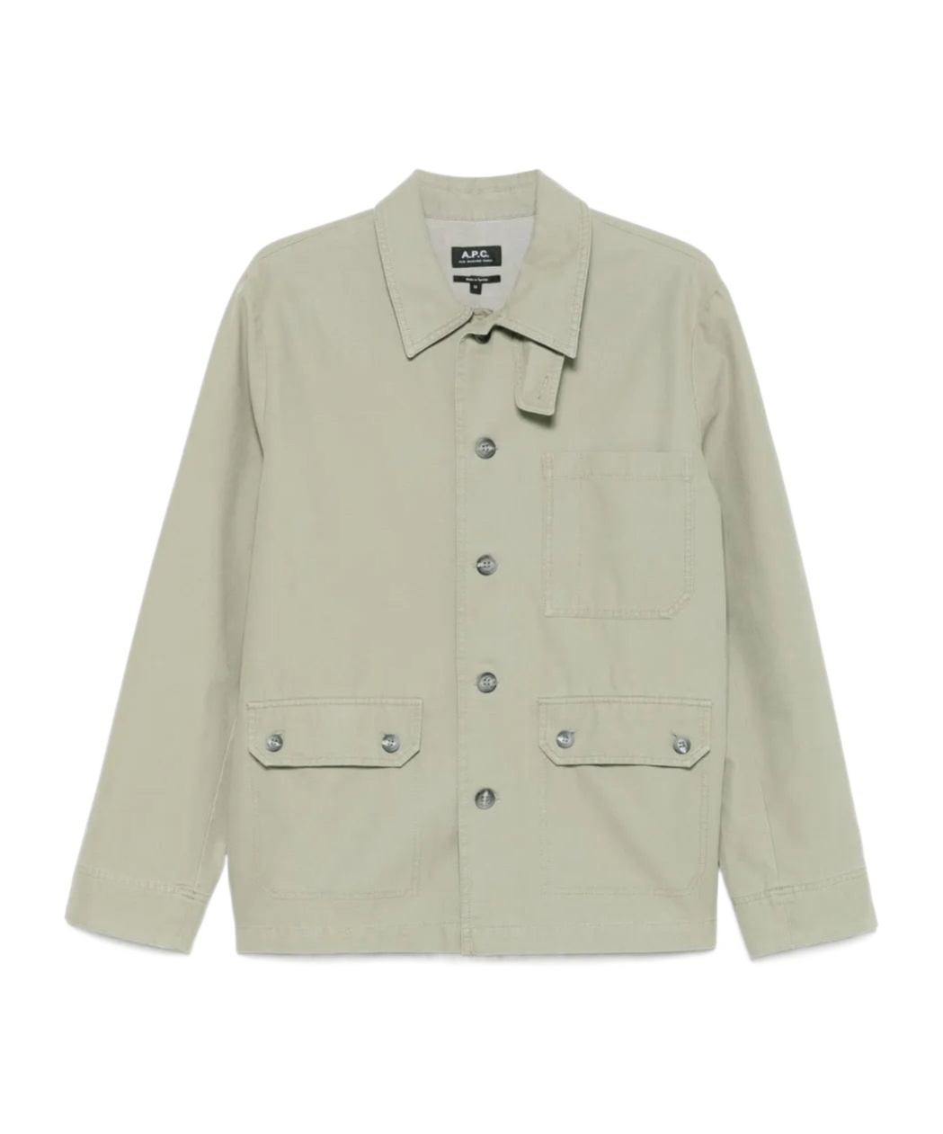 Apc Long Sleeve Casual Jacket In Gray