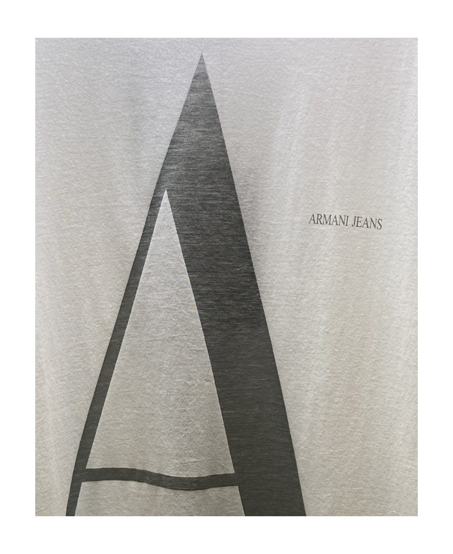 ARMANI JEANS LOGO T-SHIRT WITH ROUND NECK