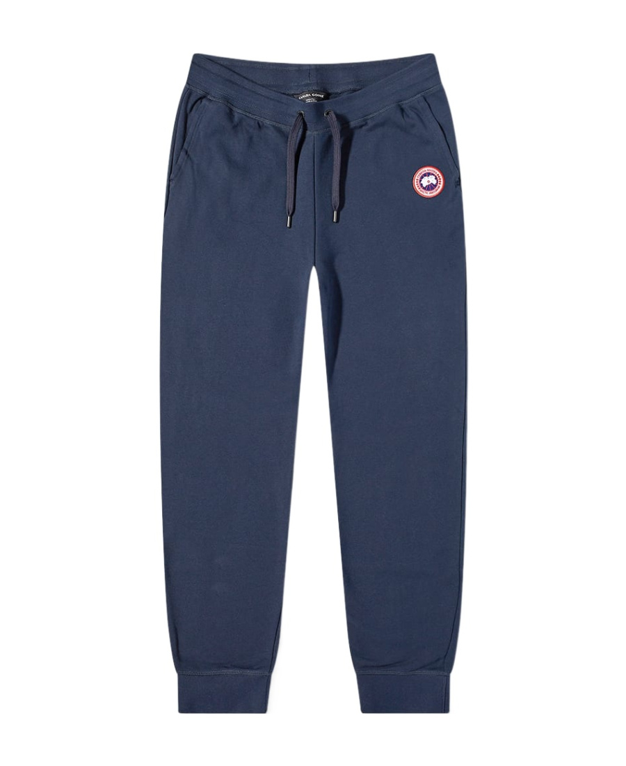 Canada Goose Huron Organic-cotton Jersey Track Pants In Blue