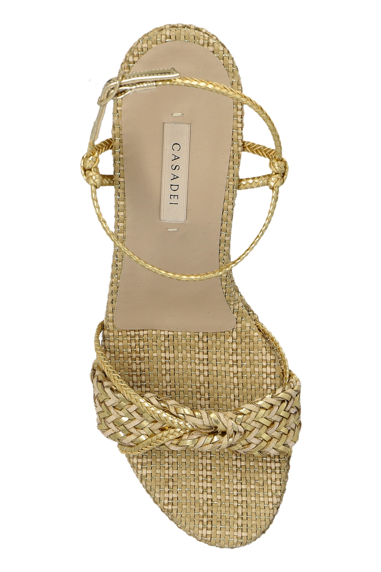 Casadei Marbella Lux Wedges Isa Sandals In Multi