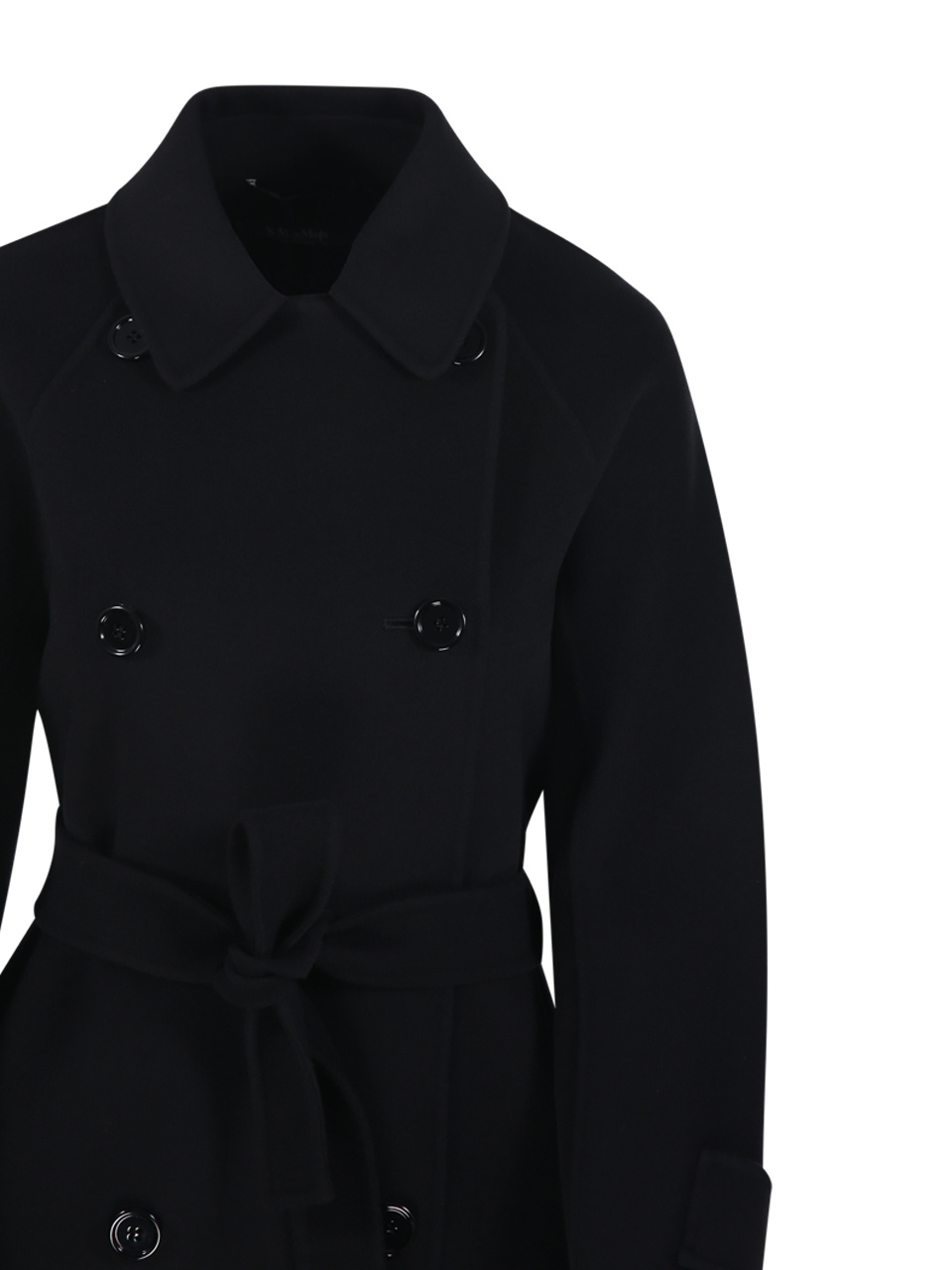 Max Mara 's Louis Double-breasted Belted Jacket In Black
