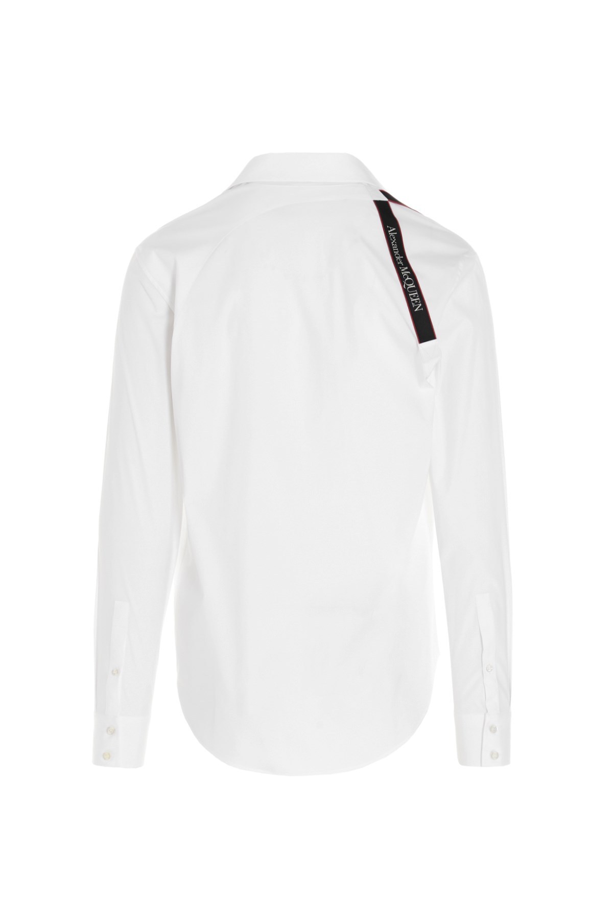Alexander Mcqueen Signature Harness Shirt In Black