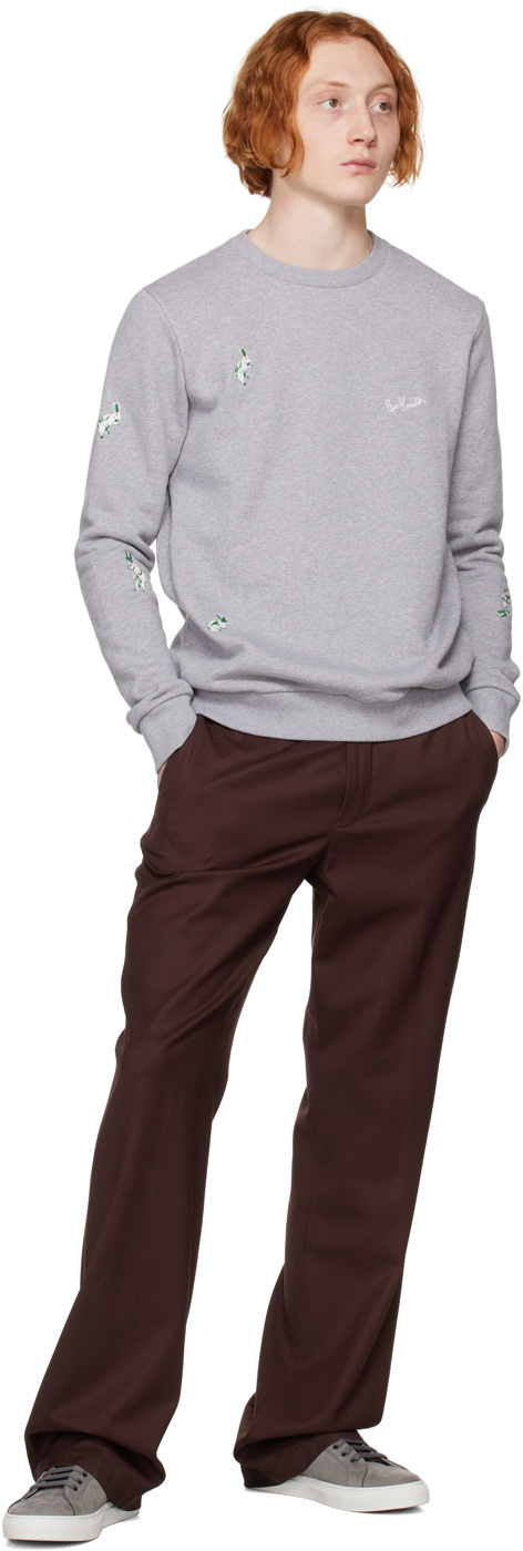 PAUL SMITH LOGO-EMBROIDERED SWEATSHIRT