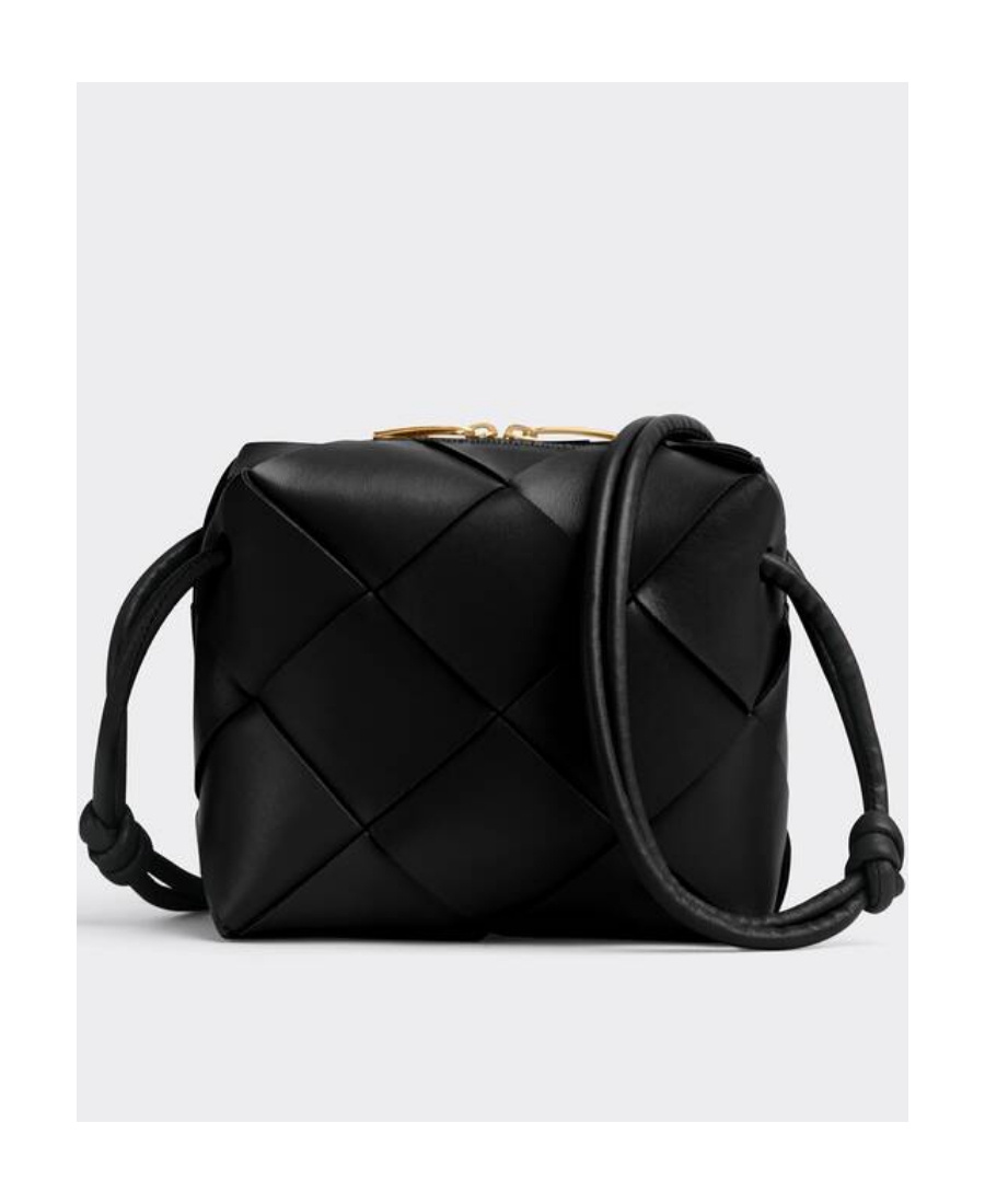 Bottega Veneta Women Mini Cassette Camera Bag In Black