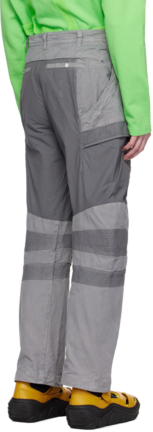 Kiko Kostadinov Gray C.p. Company Edition Cargo Pants In Gray