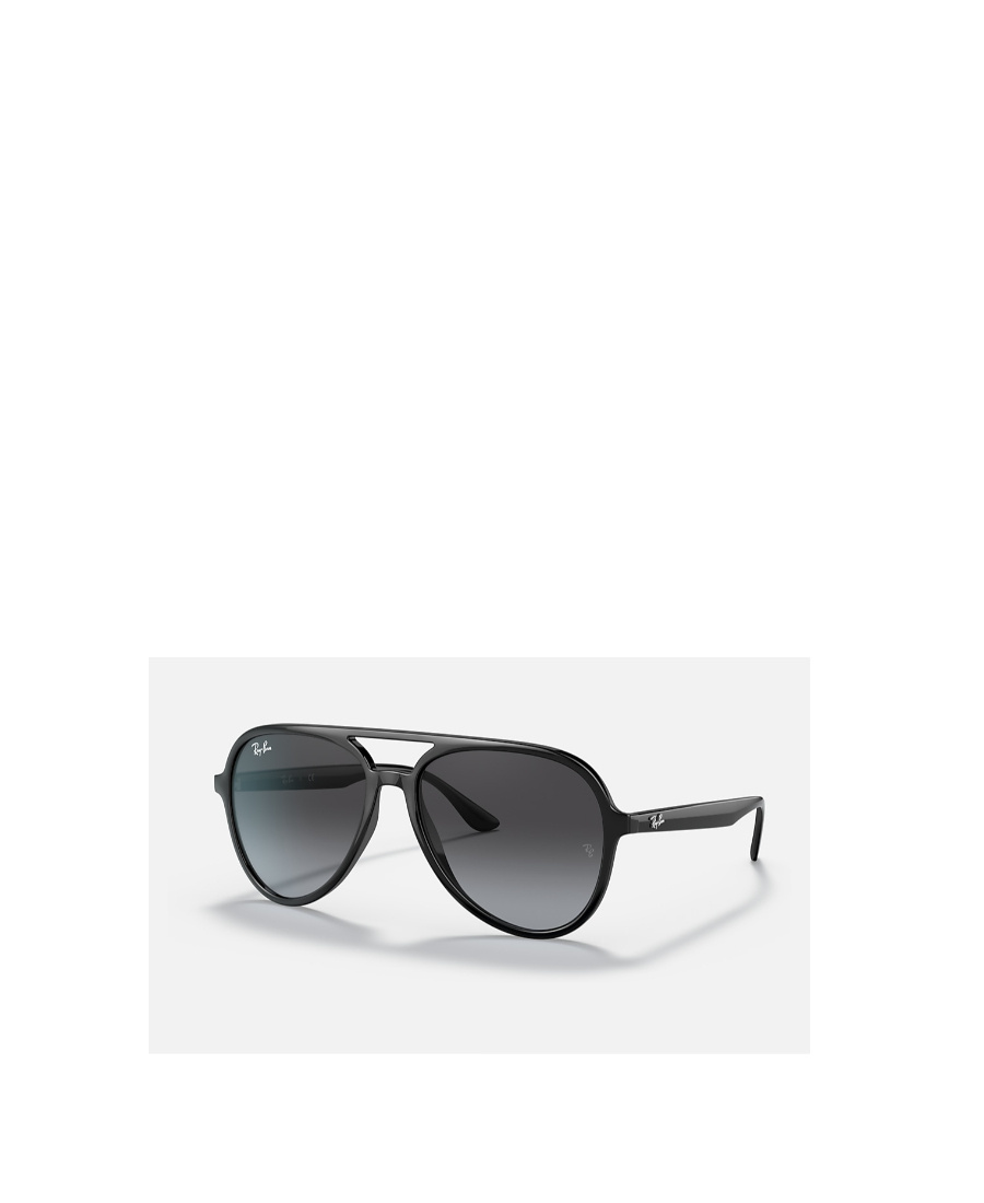 Ray Ban Ray-ban 57mm Gradient Aviator Sunglasses In Black