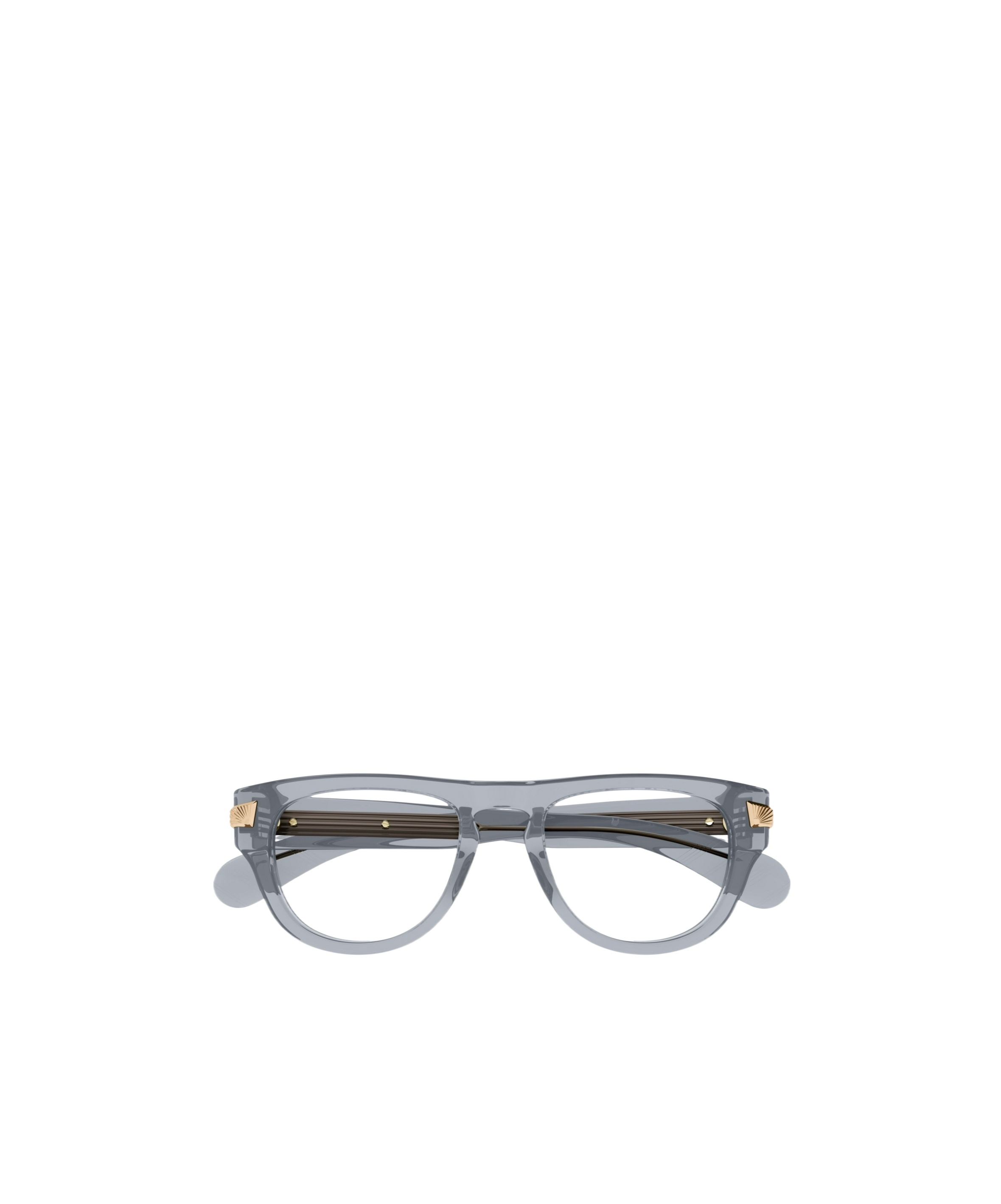 Gucci Eyewear Round Frame Glasses In Gray