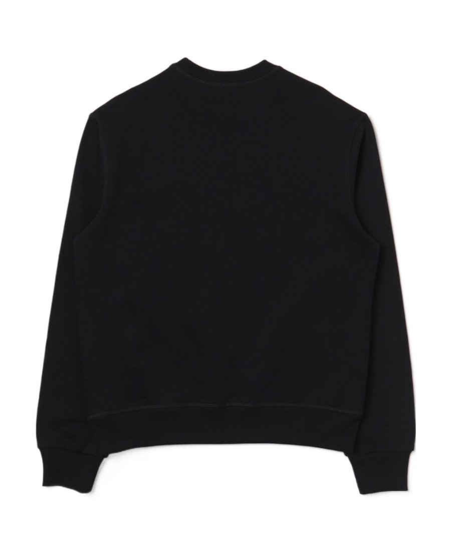 Dsquared2 Logo Pattern Sweater In Black